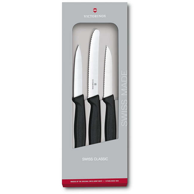 Swiss Classic Paring Knife Set, 3pc