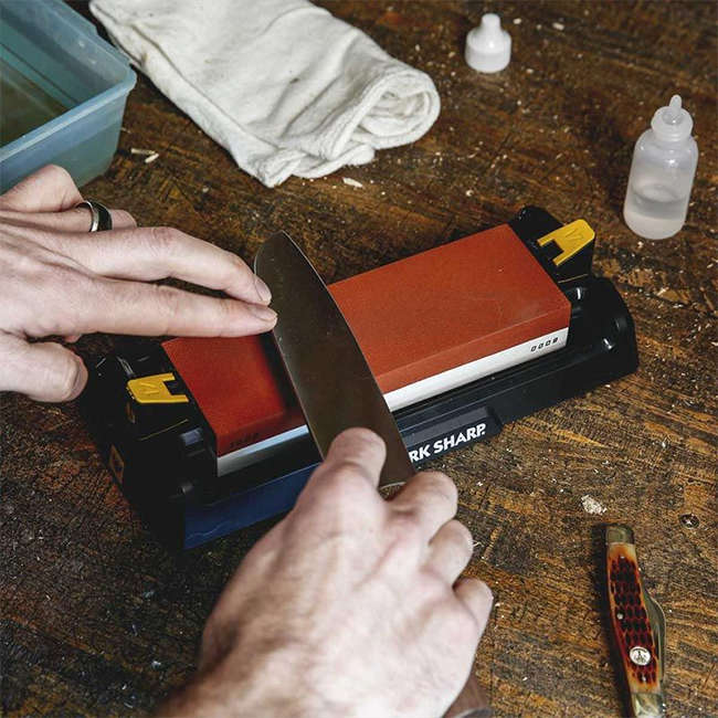 BenchTop Whetstone Knife Sharpener
