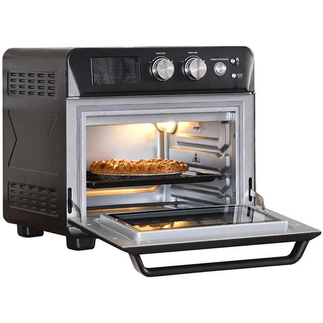 Black 25L Airfryer Oven, MOA25.600BK