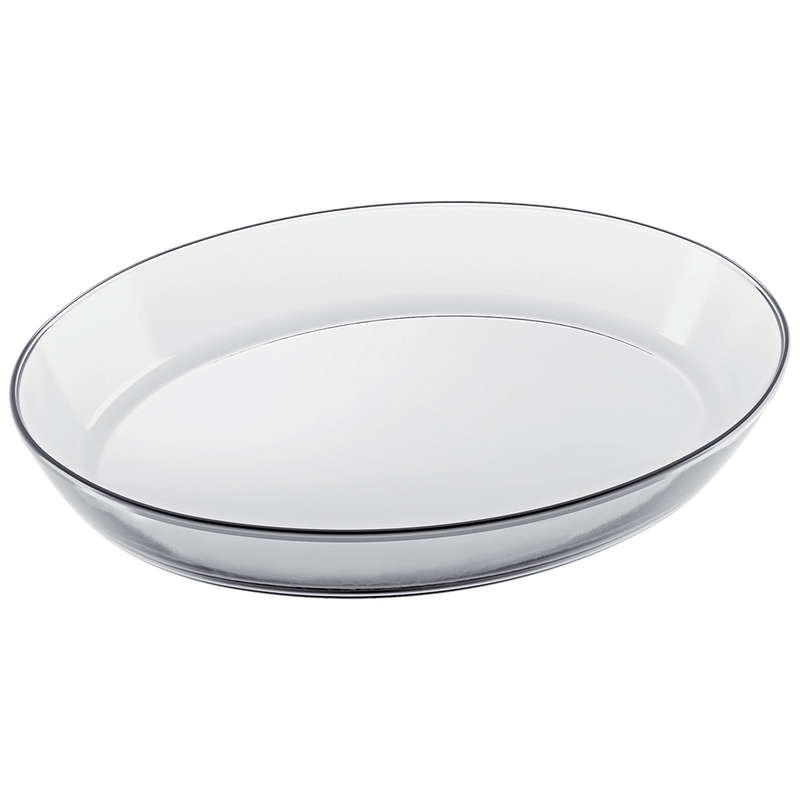 Glass Oval Roasting Dish, 2.4L