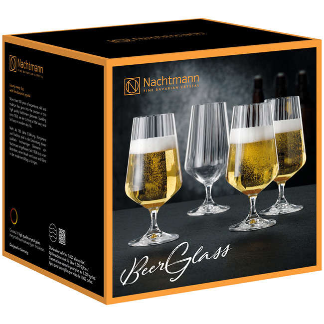 Celebration Beer Glasses, Set Of 4