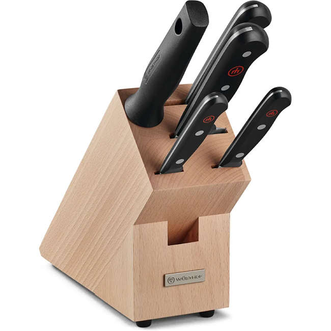 Gourmet 5 Piece Knife Block Set