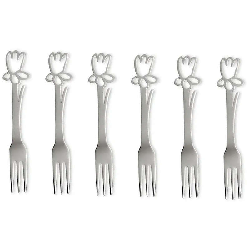 Set Of 6 Cake Forks