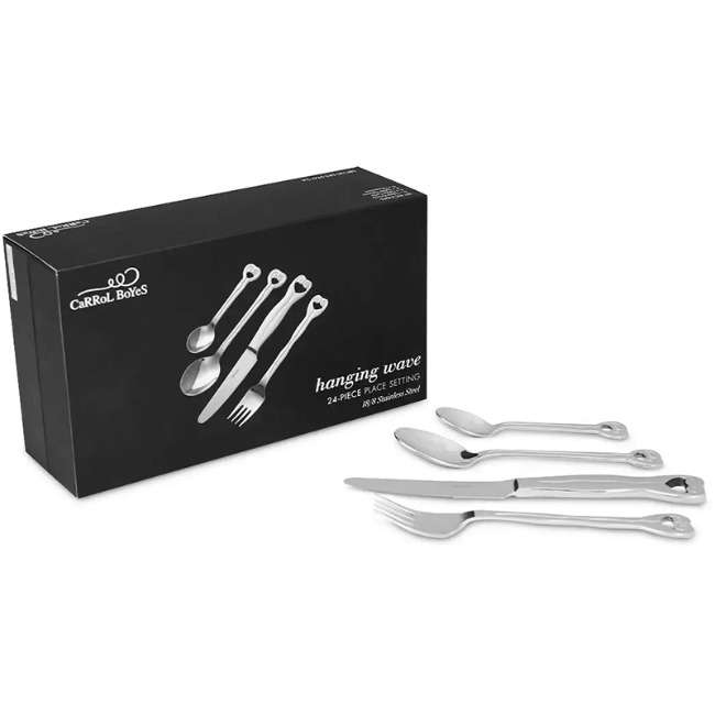 Hanging Wave Cutlery Set, 24pc