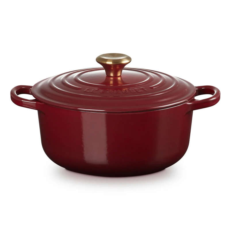 Signature 20cm Round Cast Iron Cocotte, 2.4L