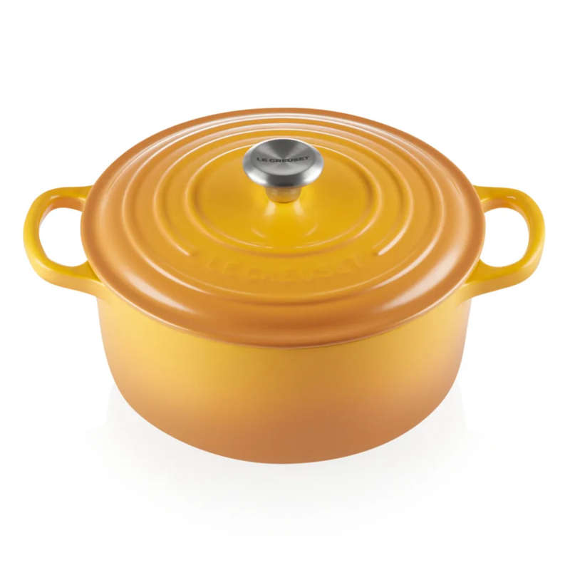 Signature 22cm Round Cast Iron Casserole, 3.3L