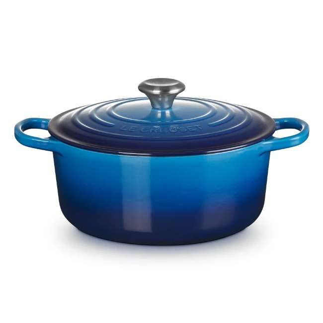 Signature 26cm Round Cast Iron Casserole, 5.3L