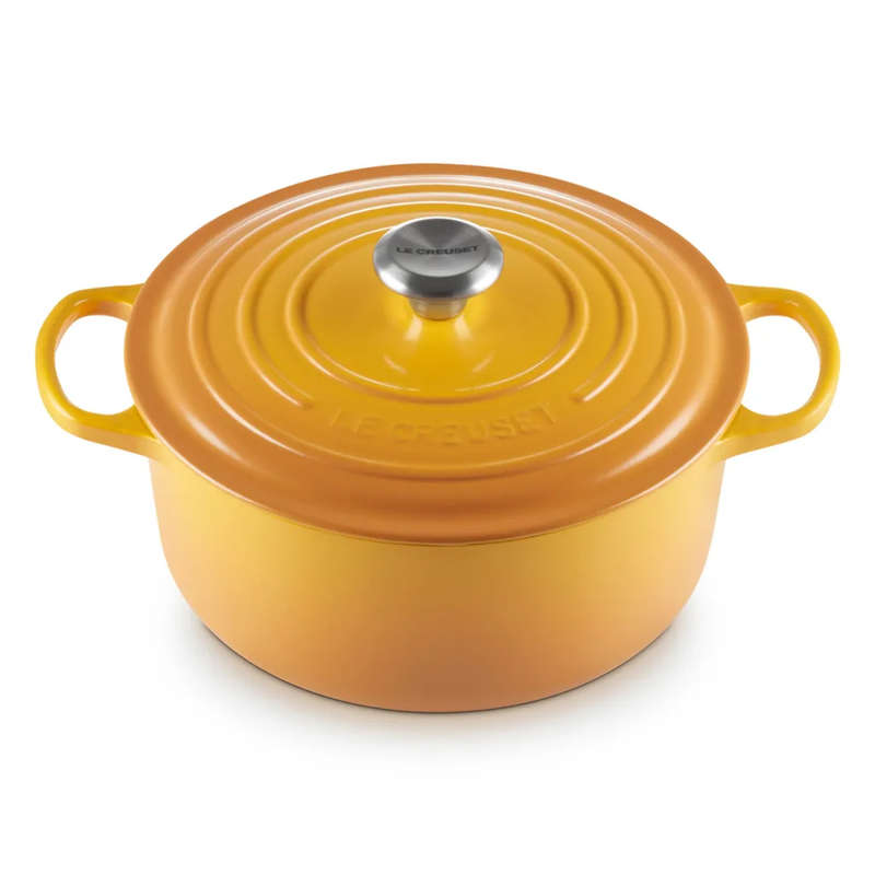 Signature 26cm Round Cast Iron Casserole, 5.3L