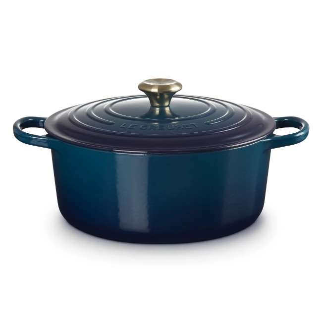 Signature 28cm Round Cast Iron Casserole, 6.7L