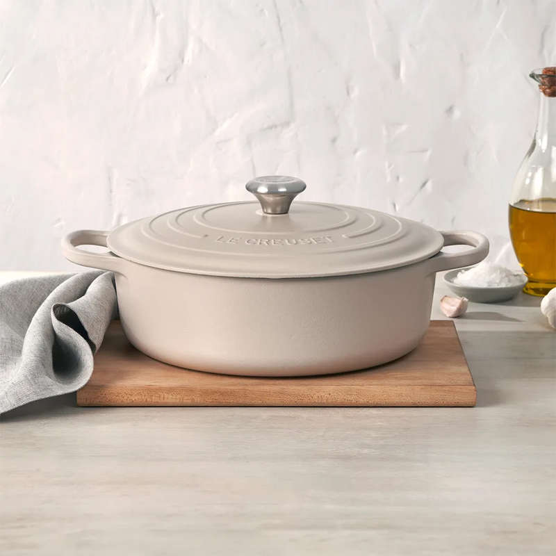 Signature 31cm Oval Cast Iron Casserole, 6.3L