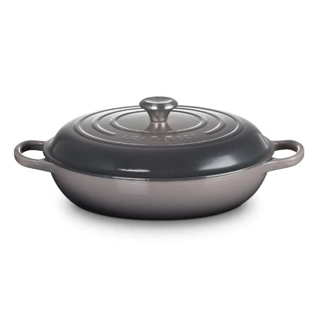 Signature 26cm Cast Iron Shallow Casserole, 2L