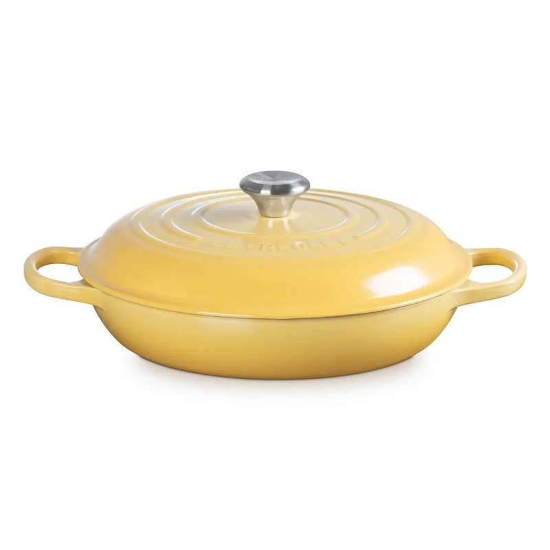 Signature 30cm Cast Iron Shallow Casserole, 3.5L
