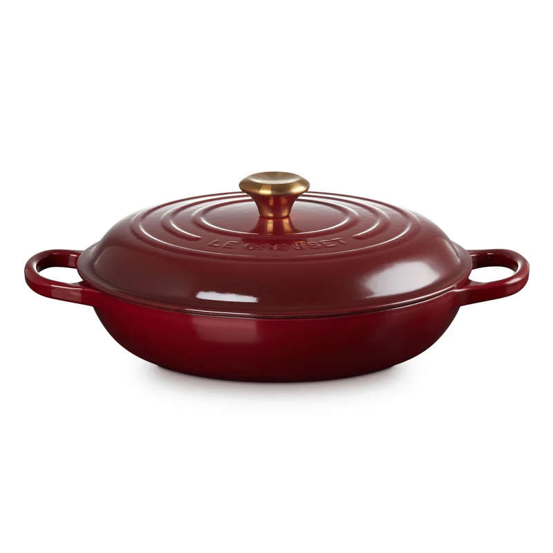 Signature 30cm Cast Iron Shallow Casserole, 3.5L