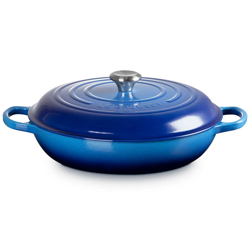 Signature 32cm Cast Iron Shallow Casserole, 4.7L