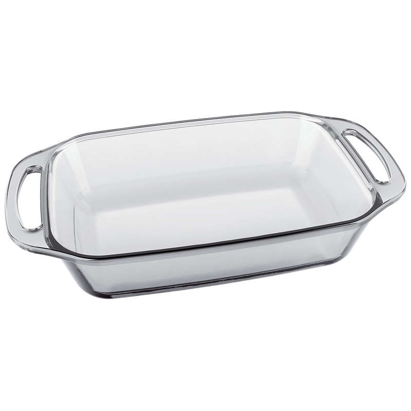Seletta Medium Glass Rectangular Roaster With Handles, 2.1L
