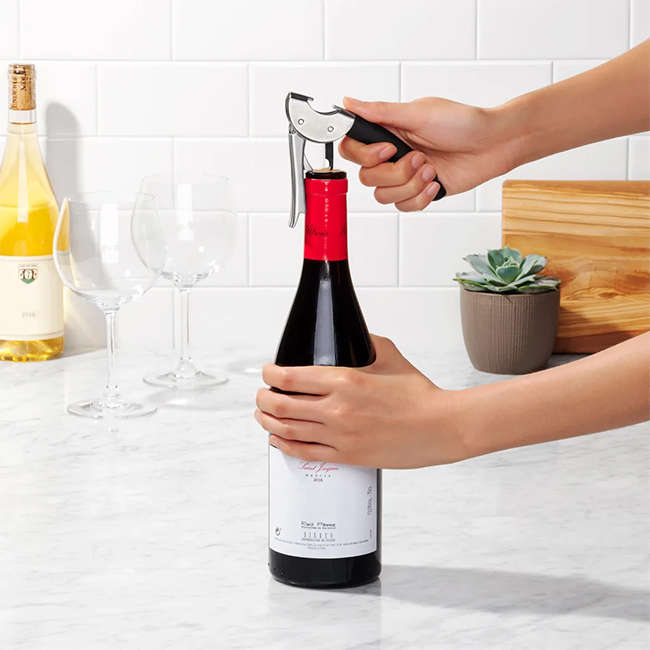 Steel Double Lever Waiter's Corkscrew