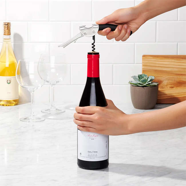 Steel Double Lever Waiter's Corkscrew