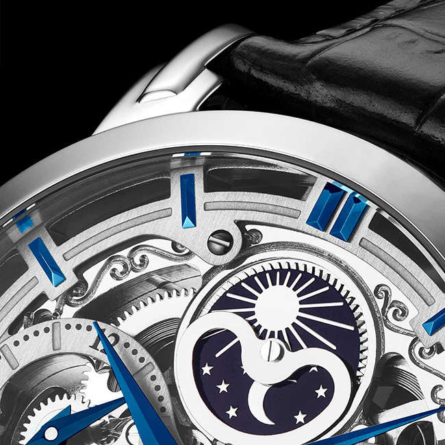 Original Anatol Automatic Dual Time Men's Skeleton Wrist Watch