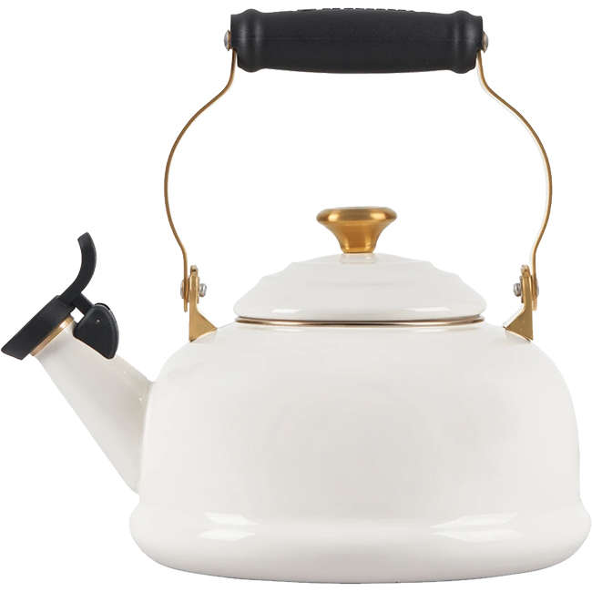 Classic Whistling Stovetop Kettle With Gold Knob, 1.6L