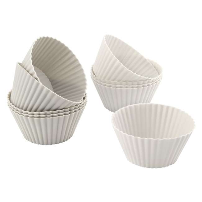 Reusable Silicone Muffin Cups, Set of 10