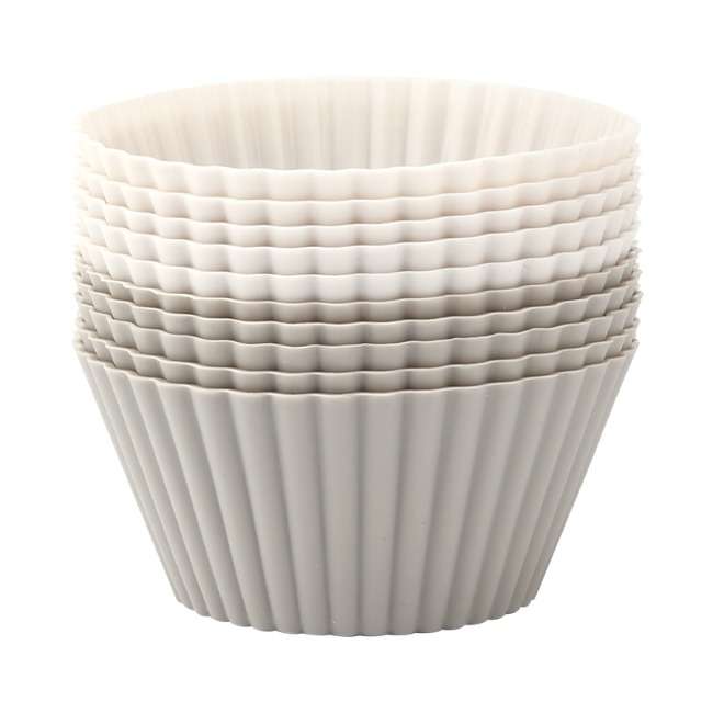 Reusable Silicone Muffin Cups, Set of 10