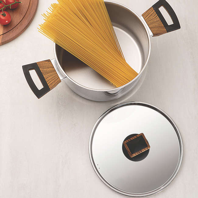 Brava Stainless Steel Cookware Set, 7pc