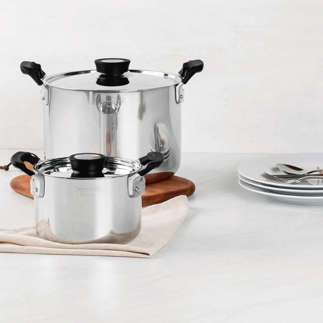 Grano Stainless Steel Cookware Set, 6pc