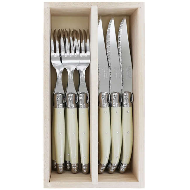 Steak Knife & Fork Set, 12pc