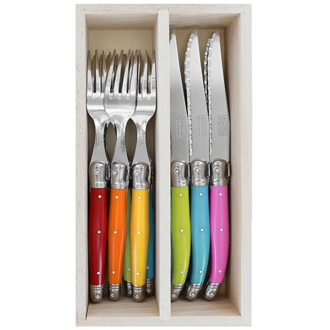 Steak Knife & Fork Set, 12pc