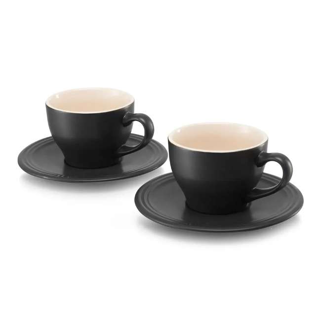 Cappuccino Cup And Saucer, Set of 2