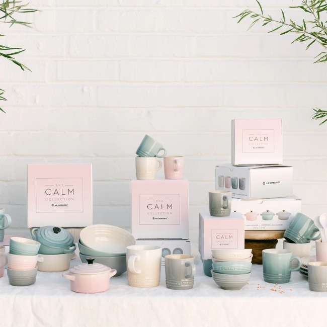 Calm Collection Espresso Mugs, Set of 4