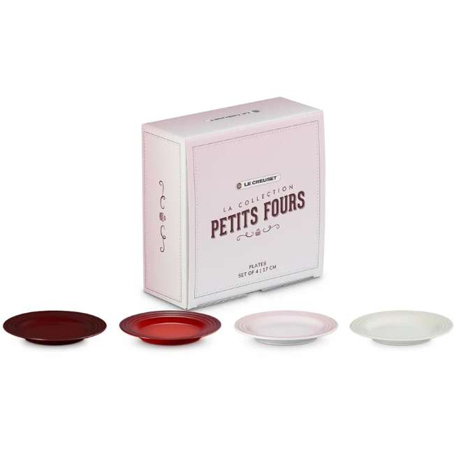 La Collection Petits Fours Appetiser Plates, Set of 4