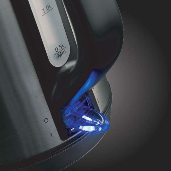 Dark Stainless Steel Kettle And Toaster Breakfast Pack