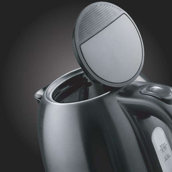 Dark Stainless Steel Kettle And Toaster Breakfast Pack