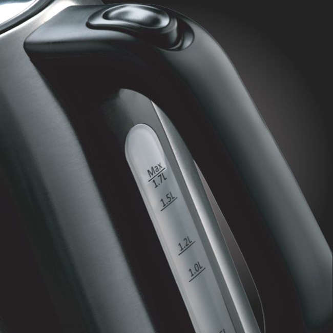 Dark Stainless Steel Kettle And Toaster Breakfast Pack