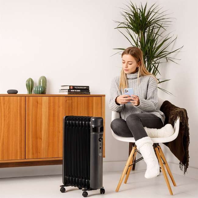 Agadir Connect WiFi Enabled 9 Fin Oil Heater