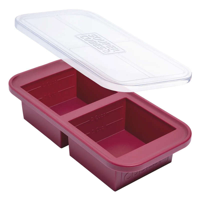 2 Cup Silicone Food Storage Tray With Lid