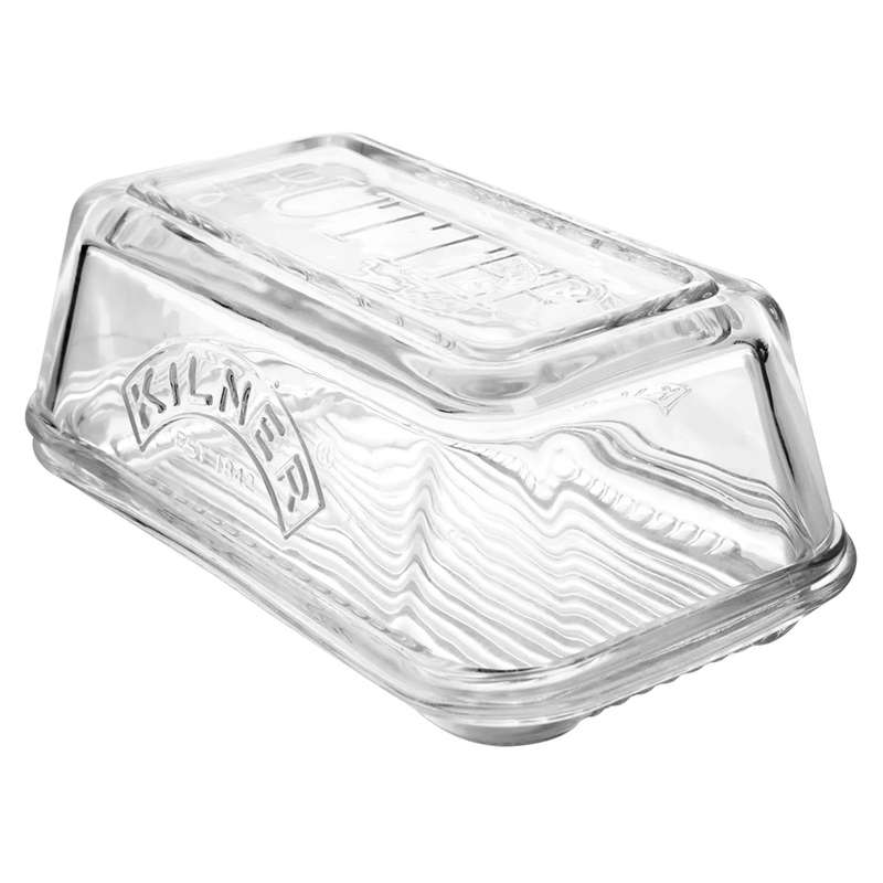 Glass Butter Dish With Lid