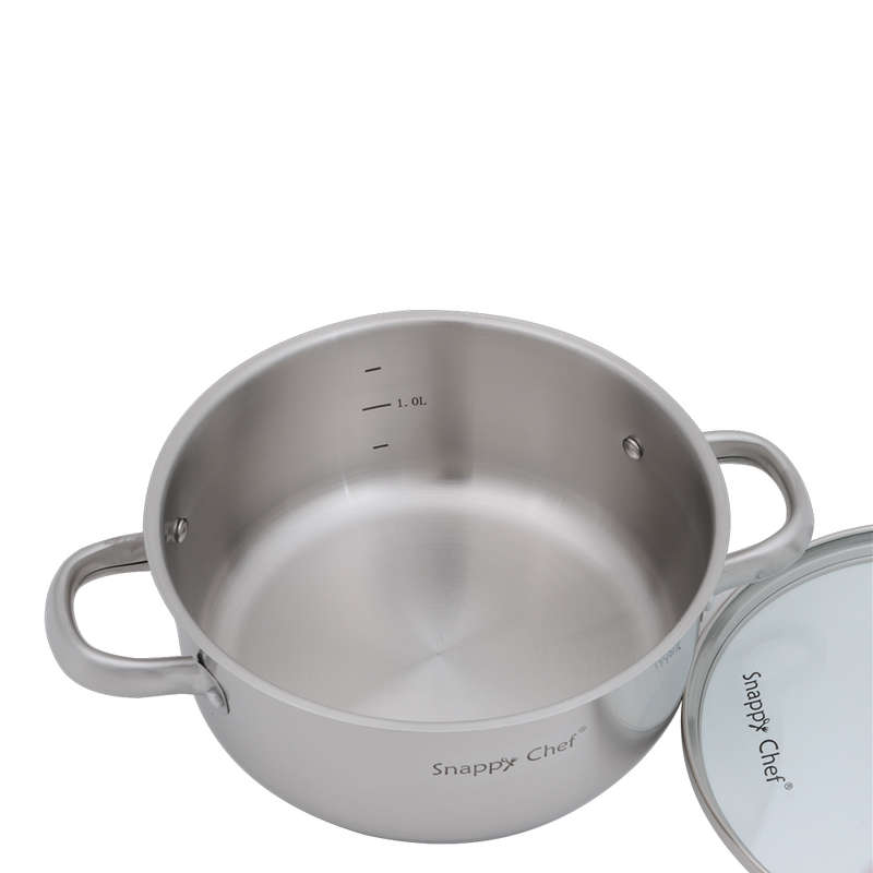 Stainless Steel Cookware Set, 6pc