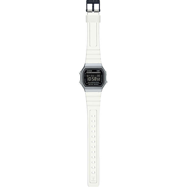 Retro Silver Digital Wrist Watch, A168XES-1BDF