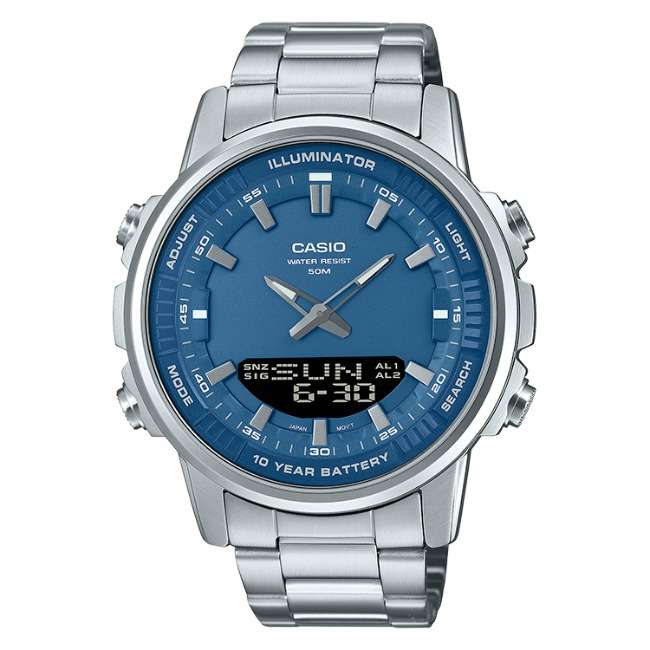 Standard Men's 50m World Time AnaDigi Wrist Watch, AMW-880D