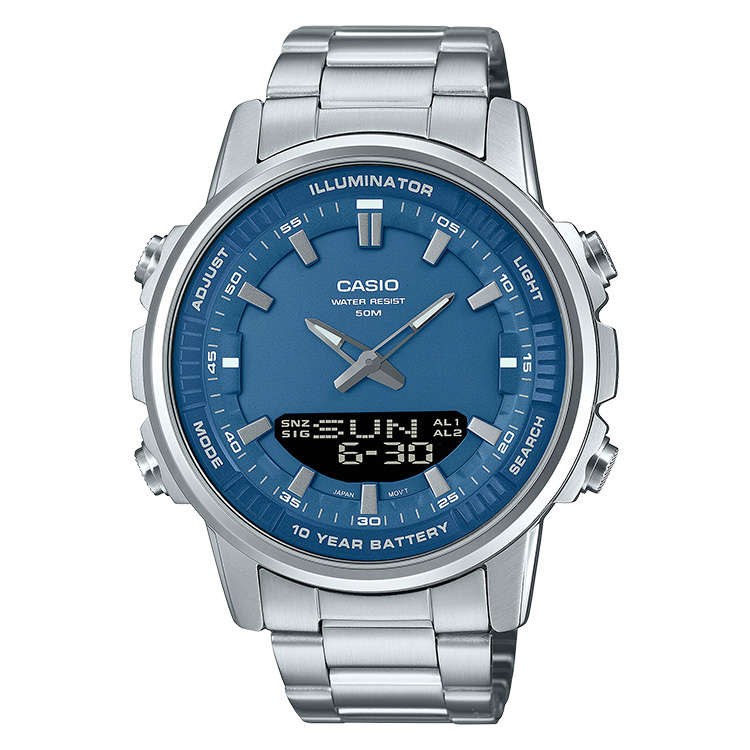 Standard Men's 50m World Time AnaDigi Wrist Watch, AMW-880D