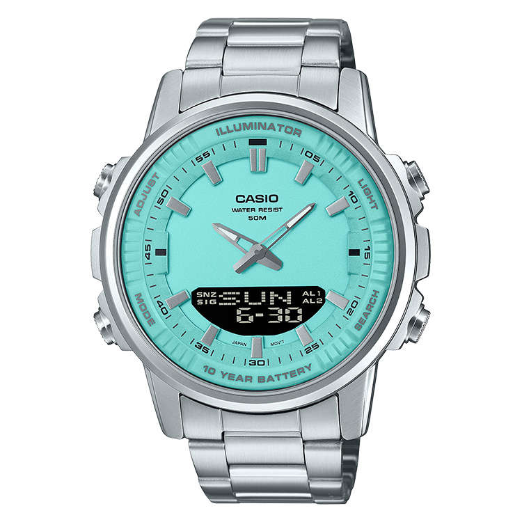 Standard Men's 50m World Time AnaDigi Wrist Watch, AMW-880D
