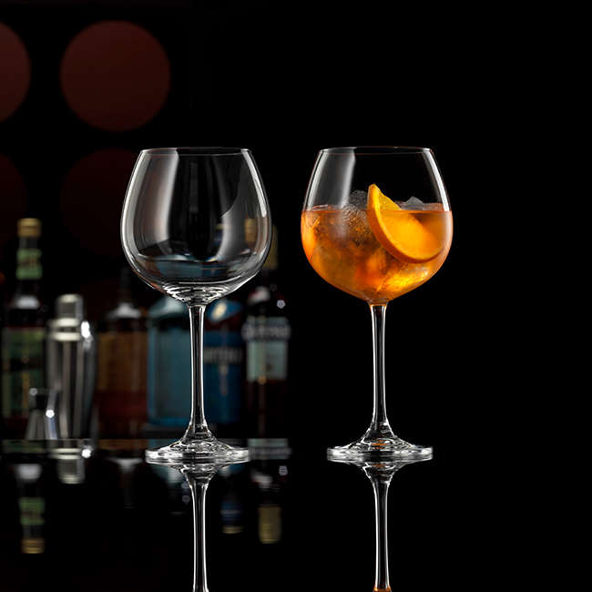 Retro Gin Glasses, Set Of 2