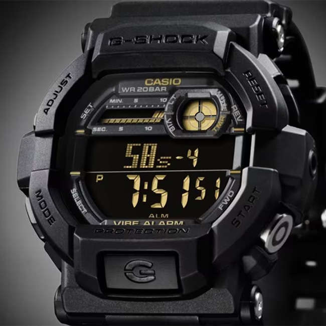 G-Shock 200m VibraAlert Digital Dial Wrist Watch, GD-350-1BDR