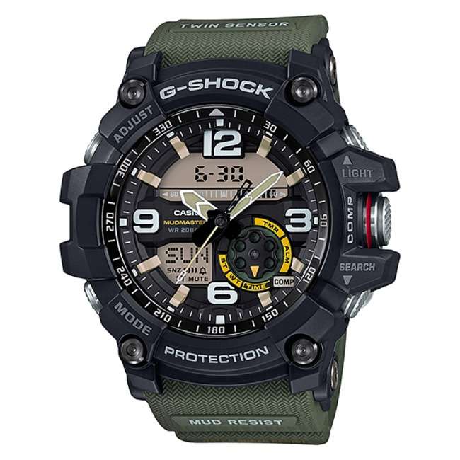 G-Shock Mudmaster 200m AnaDigi Twin Sensor Wrist Watch, GG-B100