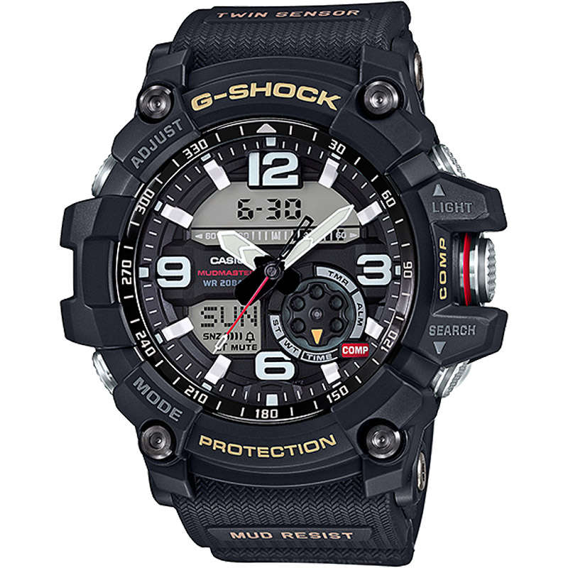 G-Shock Mudmaster 200m AnaDigi Twin Sensor Wrist Watch, GG-B100