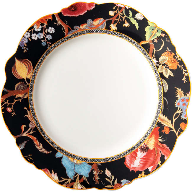 Midnight Bloom Dinner Plate