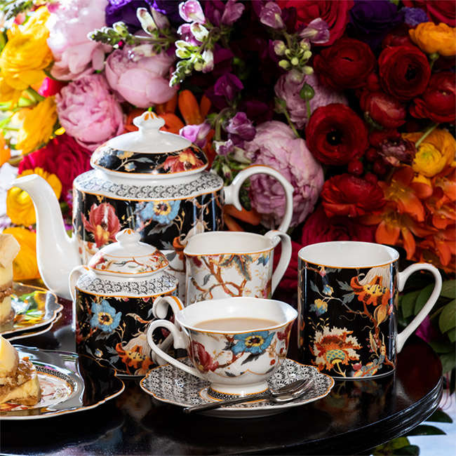 Midnight Bloom Teapot, 1.2L