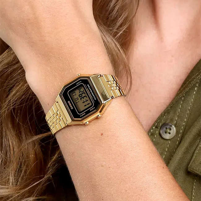 Retro Women's Digital Wrist Watch, LA680WGA-1DF